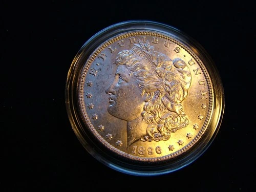 1896 MORGAN SILVER DOLLAR MS BU