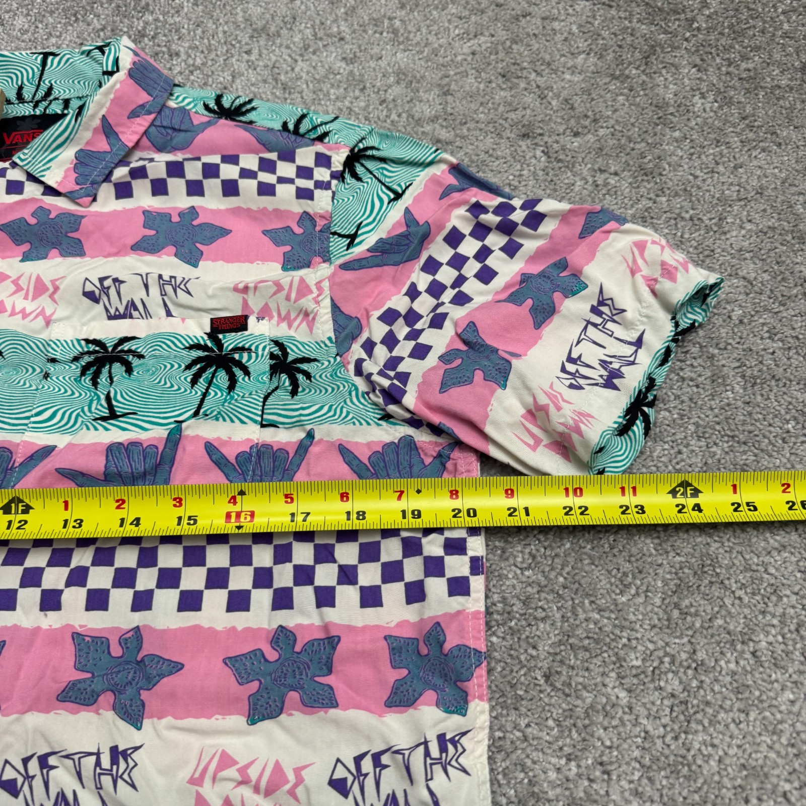 Vans Off The Wall Stranger Things Button Down Shi… - image 13