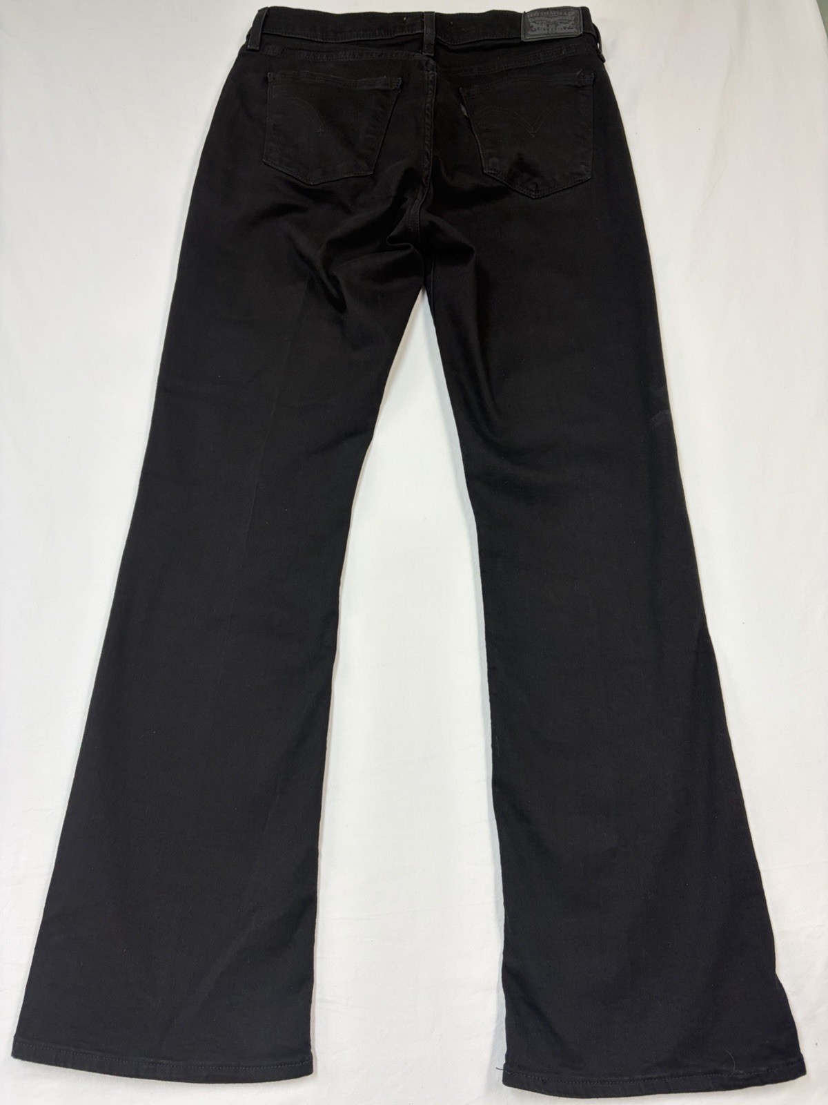 Levi’s Curvy Bootcut Jeans Women’s 29 Black Stretch Mid Rise
