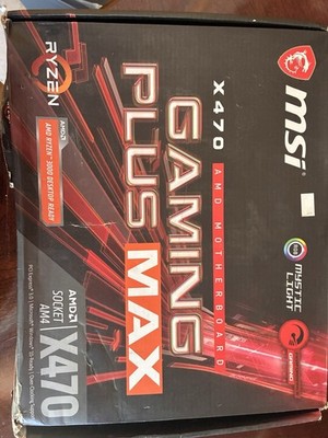 MSI X470 GAMING PLUS MAX Socket AM4, AMD Motherboard