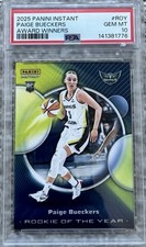 2025 PANINI INSTANT WNBA AWARD WINNERS #ROY PAIGE BUECKERS PSA 10 LOW POP