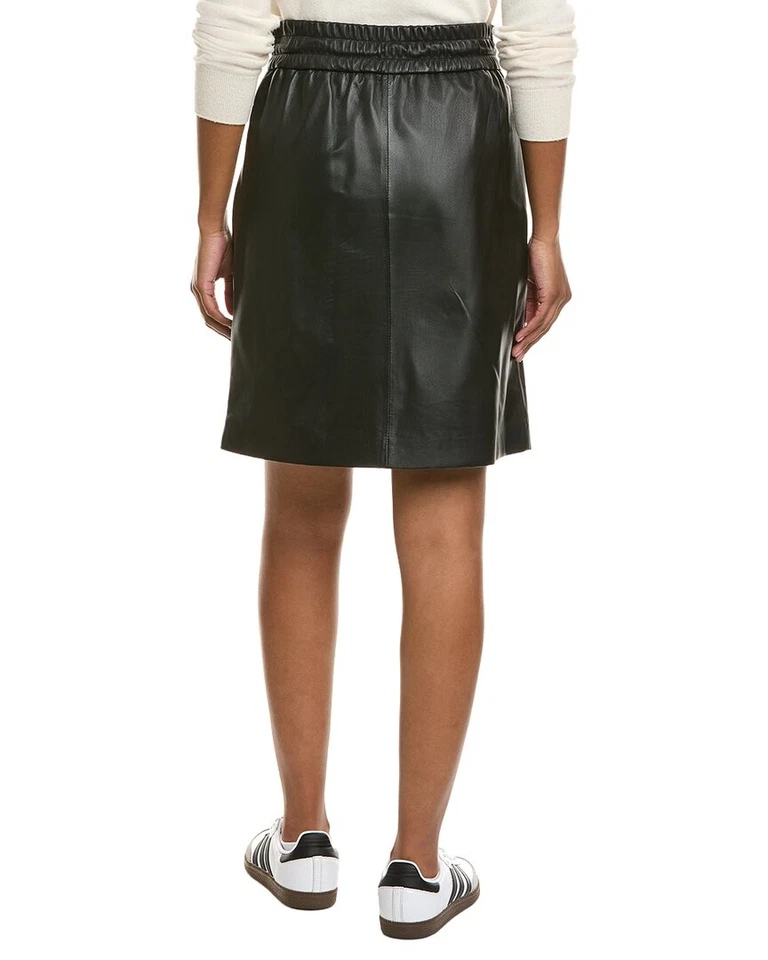 Falda de cuero Bogner Aurea para mujer Foto 2 de 2