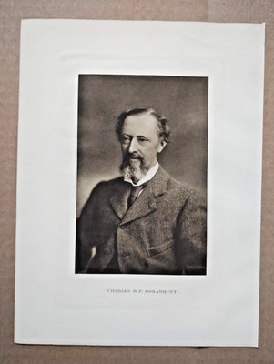 Portrait von B.P. Bosanquet - antiker Druck - 1910