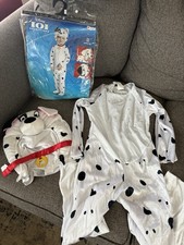 Dalmatian Costume for Toddlers, Jumpsuit and Headpiece