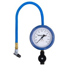 Intercomp 4 Inch Fill Bleed And Read Tyre Pressure Gauge - 0-4 Bar