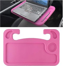 Car Steering Wheel Tray, Computer Office Car Table Tray, Auto Steering Pink