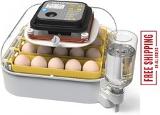 MATICOOPX 20 Egg Incubator with Humidity Display Egg Candler Automatic Egg Turne