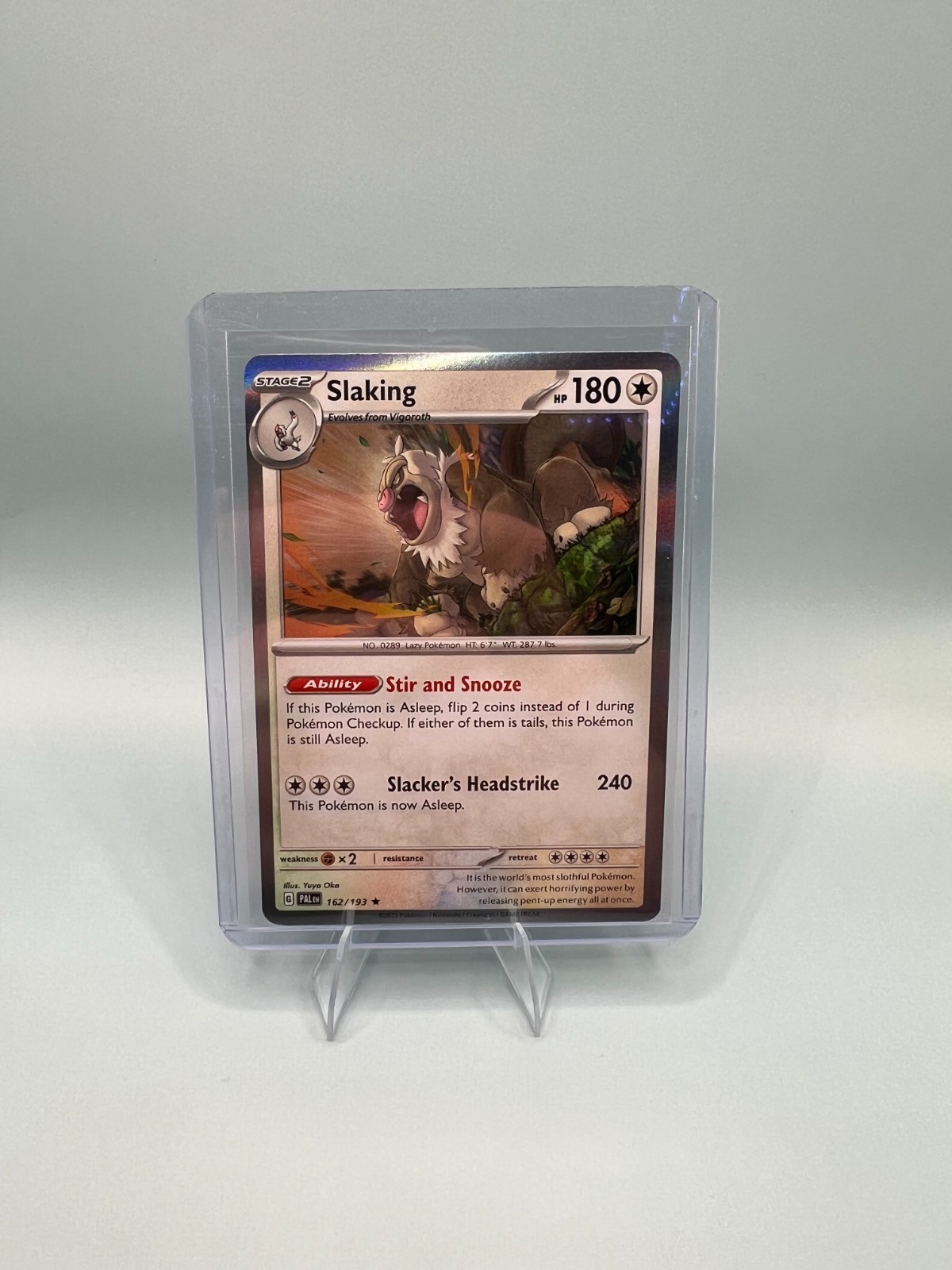 Slaking - 162/193 - Holo Rare - Near Mint