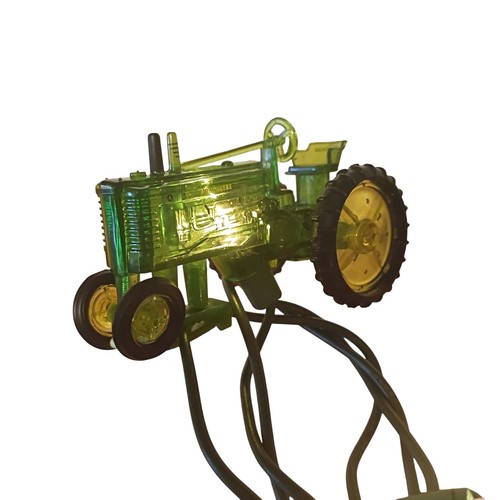 Set Of 5 John Deere Model A Tractor Christmas Birthday Shower Light Ornament