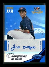 2013 USA Baseball #57 Jio Orozco Certified Signatures Mirror Blue #/25 Auto