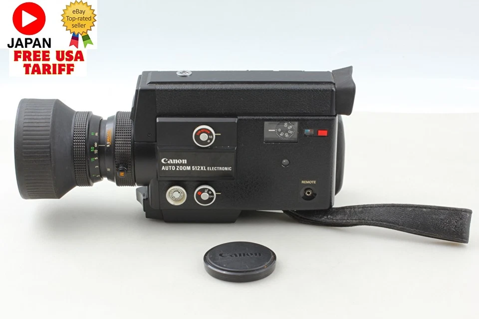 ¡Probado! [COMO NUEVA] Cámara de película electrónica Super8 con zoom automático Canon 512XL de JAPÓN Foto 3 de 4