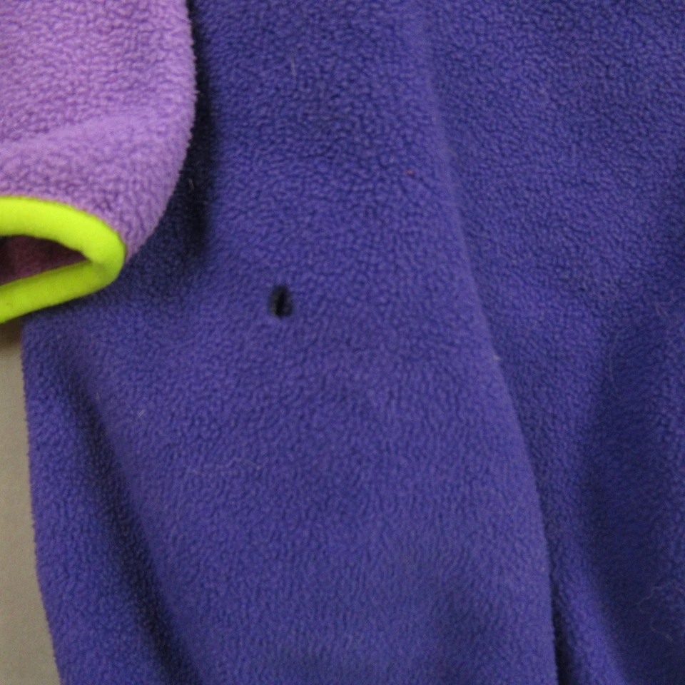 Suéter Patagonia Niñas 2XL Púrpura 1/4 Snap Polar Manga Larga Synchilla Foto 2 de 4