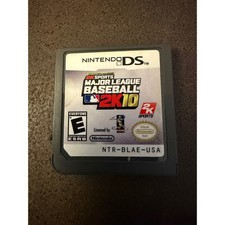 Major League Baseball 2K10 Nintendo DS MLB 2K10 NTR-BLAE-USA Authentic Cartridge