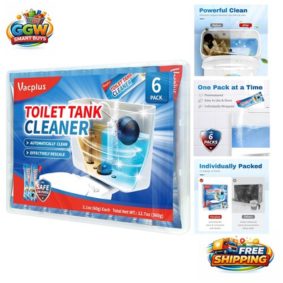 #ad Automatic Toilet Tank Cleaner Tablets 6 Pack Easy and Safe Cleaning Solution $19.67