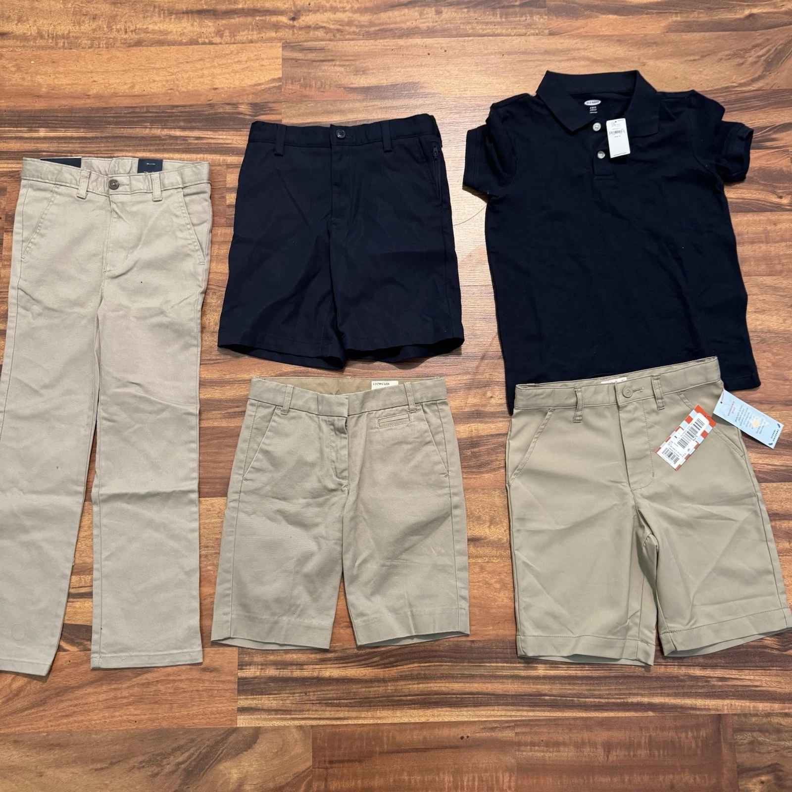Lot - NWT Quality Boys Sz 7 School Uniform Crewcut, Lands End Etc