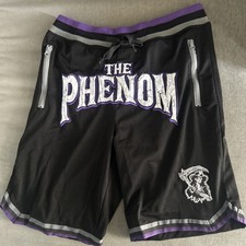 The Undertaker Shorts w/side pockets The Phenom Deadman Inc WWE WWF Sz XL New