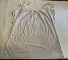 Apt 9 White Spaghetti Strap Cami in Size L