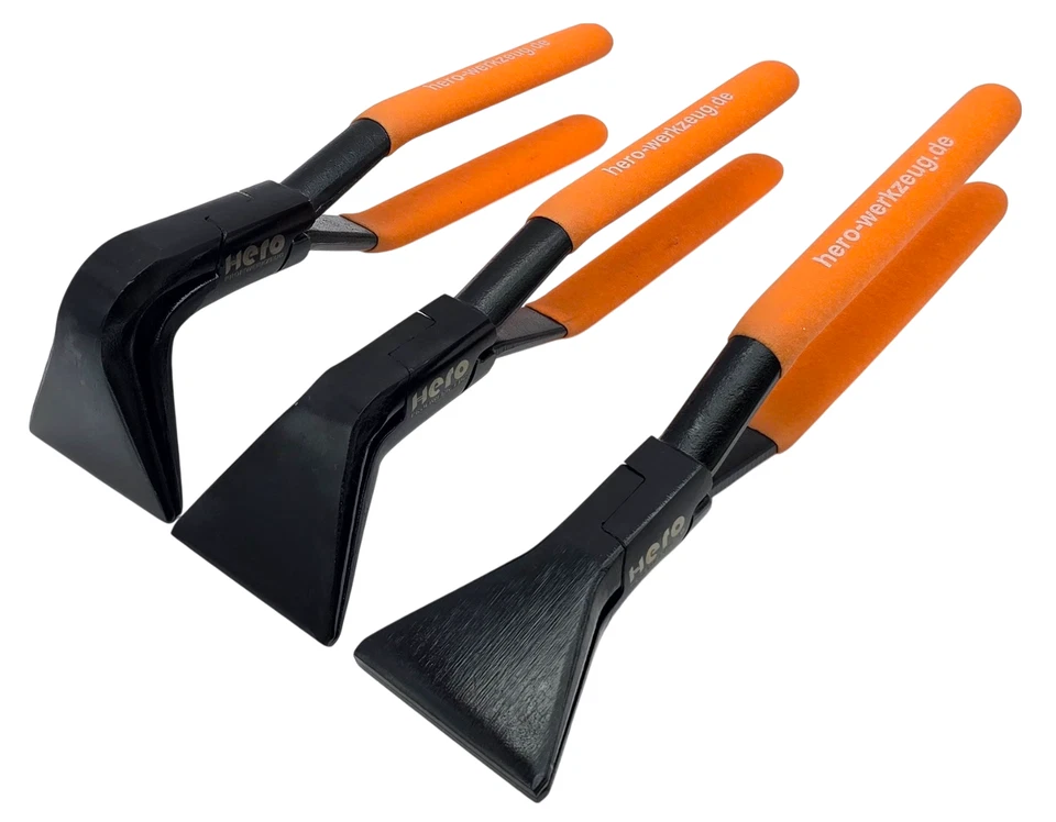 HERO Profi Abkantzange Set 3-tlg 0°,45°,90° Dachdecker Spengler Blechbearbeitung - Bild 2 von 4