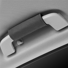 2x Universal Car Interior Roof Handle Armrest Protective Cover Accessories Grey