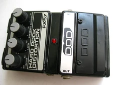 Vintage DOD FX57 Hard Rock Distortion with Reverb Guitar Effect Pedal USA