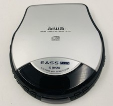Aiwa XP-770 Portable CD Player Silver TESTED
