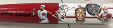 McKay JSA AUTHENTIC Auto Frank Robinson Reds Hand Painted Bat 1/1 HOLY GRAIL 