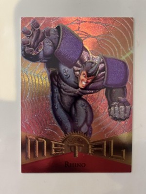 1995 Metal Marvel Rhino #74 WNS