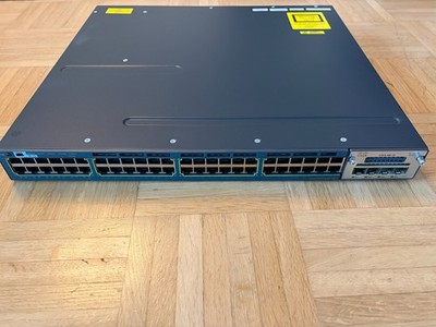 Cisco Switch WS-C3560X-48P-S 48Port PoE C3KX-NM-1G wie NEU