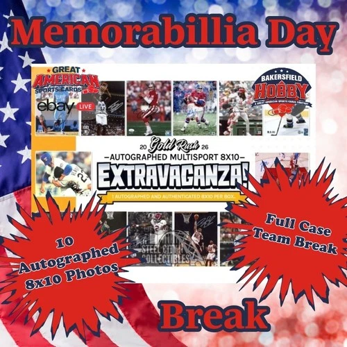 Anaheim Ducks - 2026 Gold Rush Auto 8x10 - 10 Photo Break #632 ?