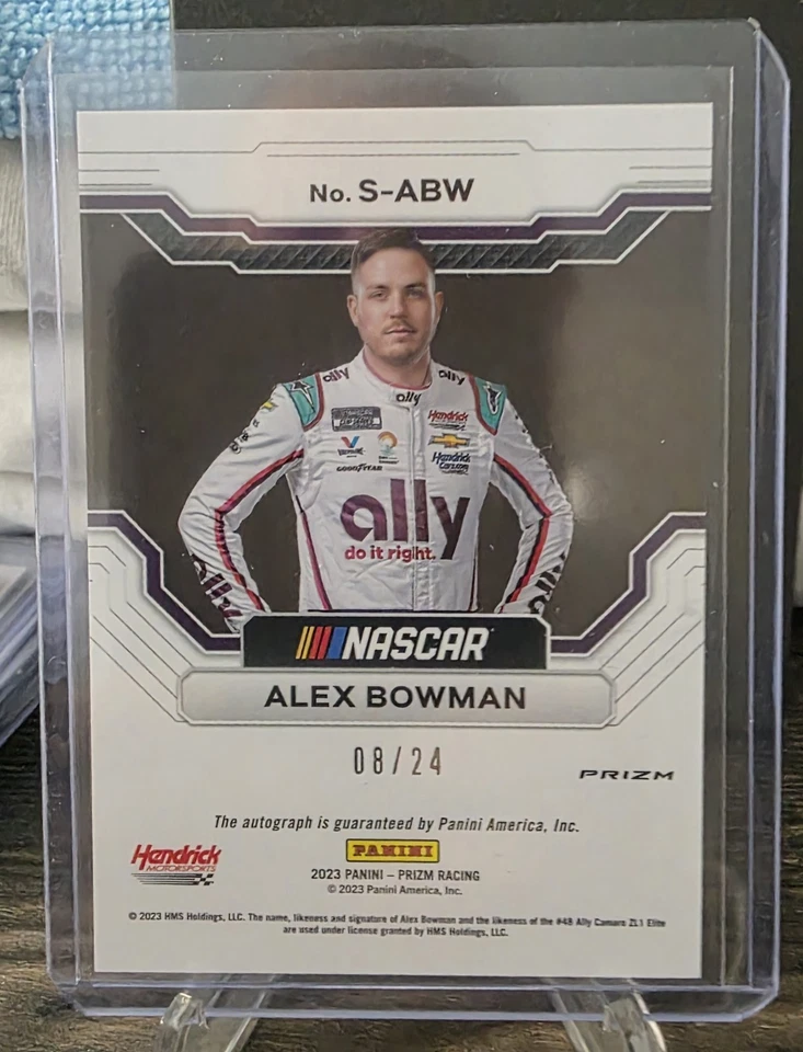 Alex Bowman 2023 Prizm - Scirpts Rainbow Prizm # 22/24 - Automático Foto 2 de 2