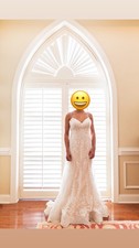 Wedding dress size 4 pre owned