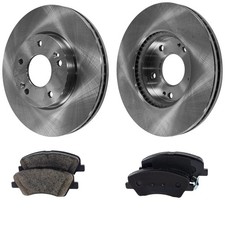 Front Brake Disc Rotors and Pads Kit For Kia Rio 2019 2020