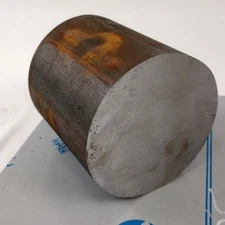 6" Round Steel Bar 6" Long Stock Lathe Machining Blacksmithing Weight 1018 