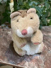 Folkmanis Folktails Hamster Hand Puppet Plush Brown White Stuffed Animal Toy 7  