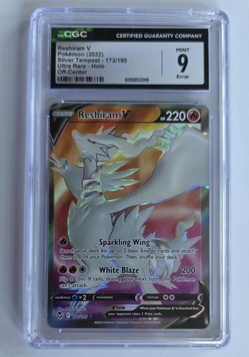 Reshiram V graded CGC 9 for sale on eBay