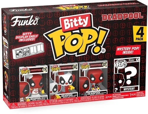 FUNKO Bitty POP!: Deadpool - BBQ Master 4-Pack [New Toy] Vinyl Figure, 4 Pack
