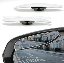 LivTee Long Blind Spot Mirror, Strip HD Glass Frameless Convex Long,