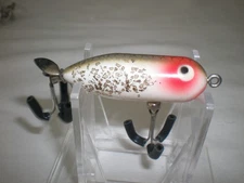 Vintage Heddon Tiny Torpedo - Silver Flitter - Excellent Cond.