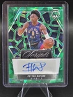 Peyton Watson 2024-25 Mosaic Scripts Green Ice Auto Nuggets