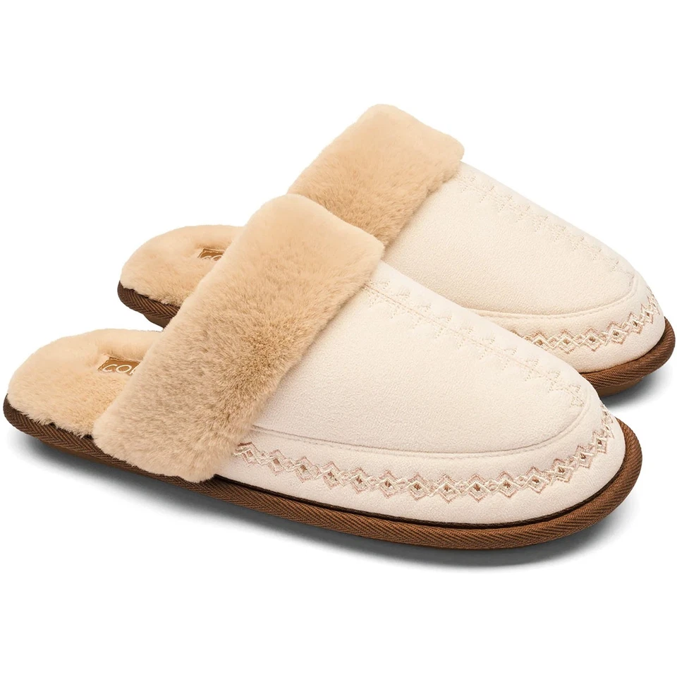 COBIAN Women's Colima Mule Cream Slippers (COL21-110) - Image 4 of 4