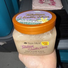 Tree Hut Tahitian Vanilla Bean Shea Sugar Scrub 21 oz HTF