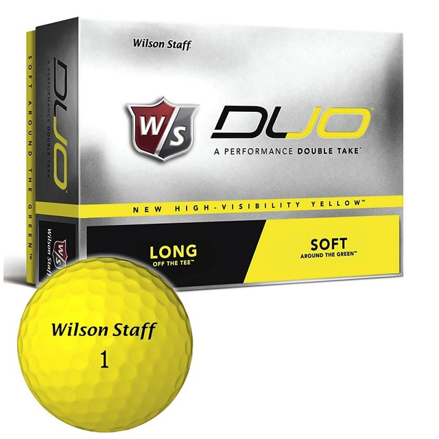 yellow wilson golf balls