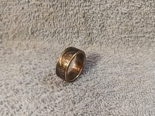 1988 Kennedy Half Dollars size 12 coin ring handmade mixed metals A