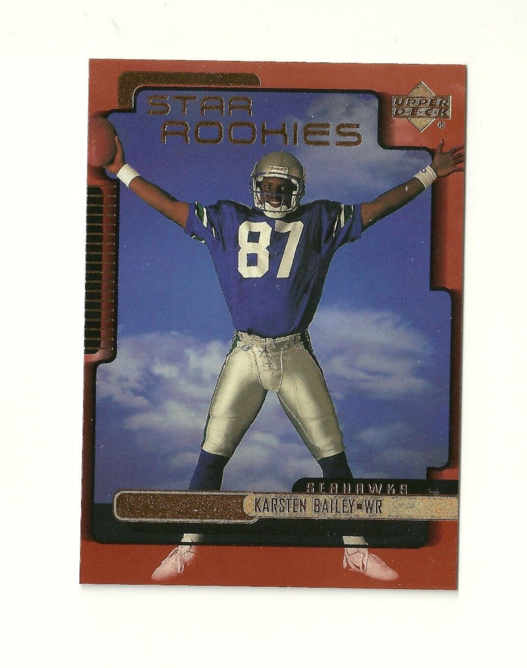 1999 Upper Deck #265 Karsten Bailey RC Seattle Seahawks Auburn Tigers