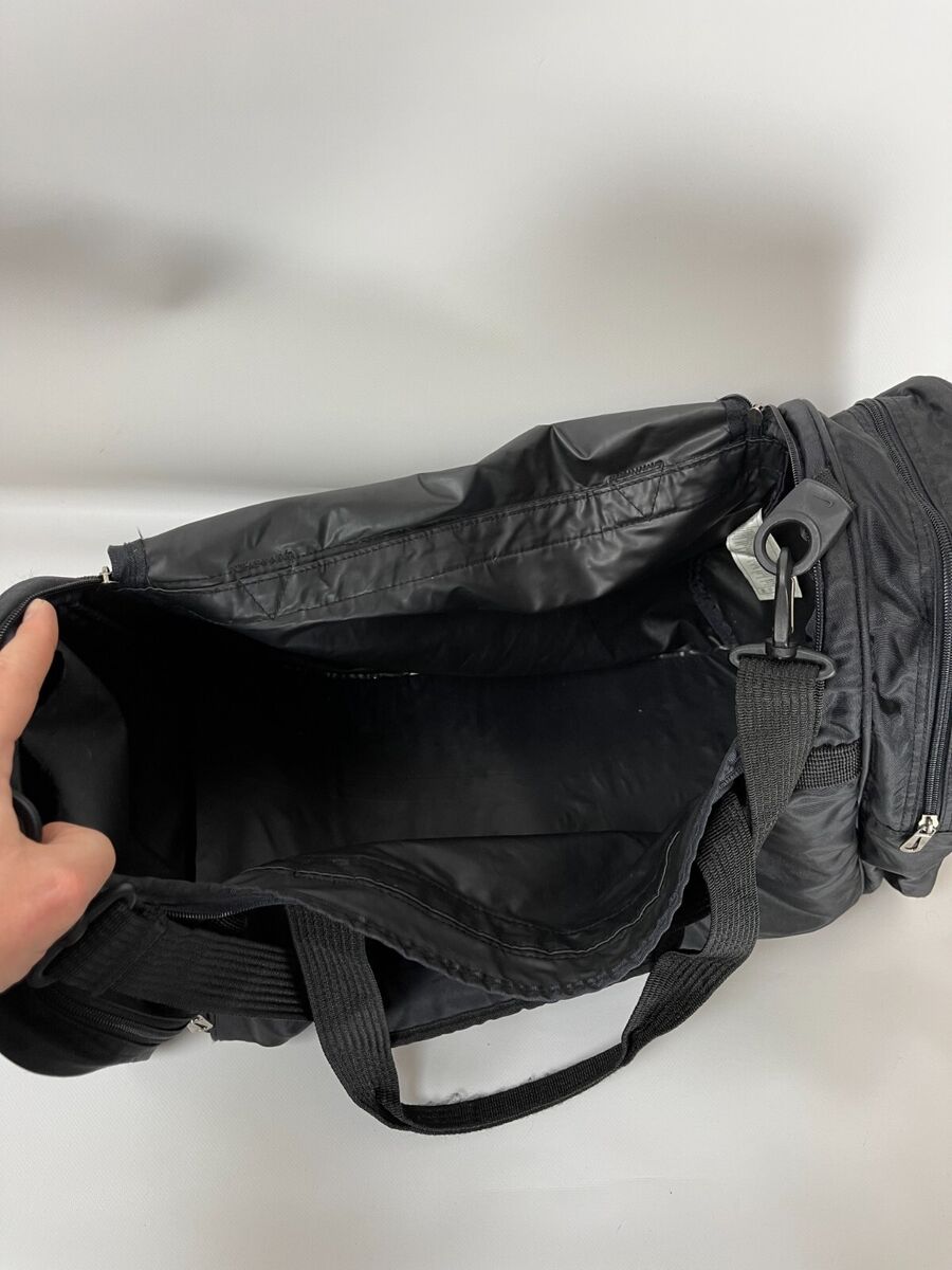 Nike Vintage 90s triple swoosh black big bag luggage | eBay Nike Vintage 90s triple swoosh black big bag luggage | eBay