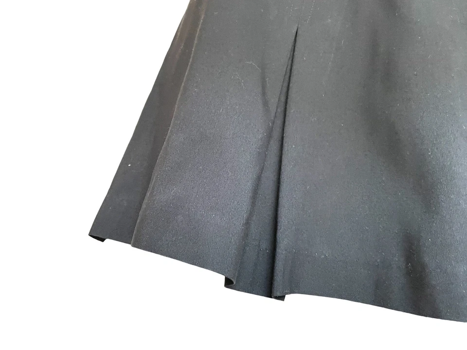 Falda Corta Tenis Vintage Y2K 00s Le Coq Sportif Plisada Mini Negra EE. UU. 6 Seis Foto 3 de 4