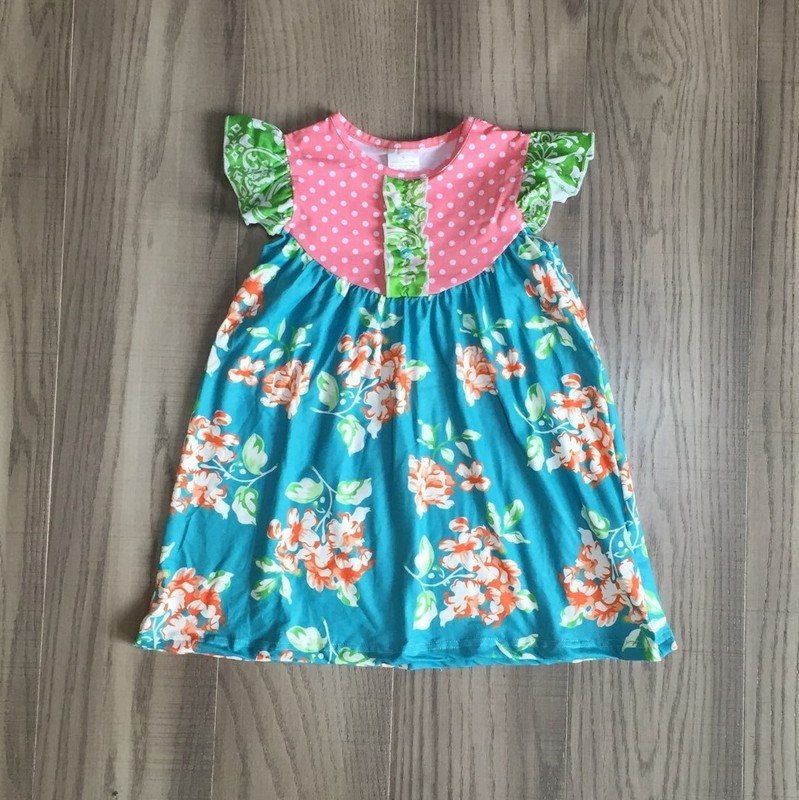 NEW Boutique Baby Girls Floral Sleeveless Dress Size 6-12 Months