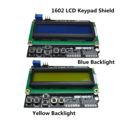 1602 LCD with Keypad Shield Board Blue Backlight for Arduino Duemilanove Robot