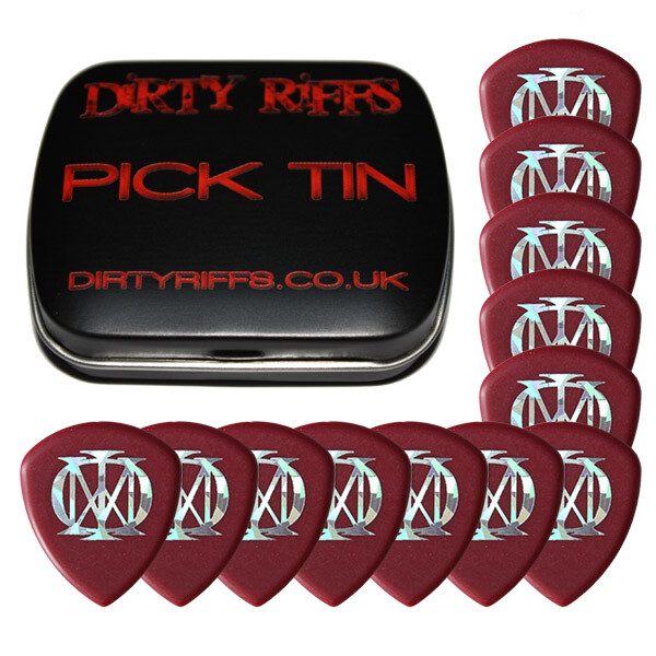 12 x Dunlop Flow John Petrucci Guitar Picks / Plectrums - 2.00mm In A Pick Tin