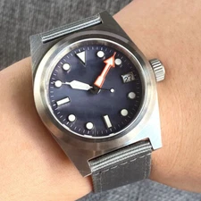 38MM Tandorio Gray Pear Dial NH35A Movement Automatic Mens Watch Sapphire glass